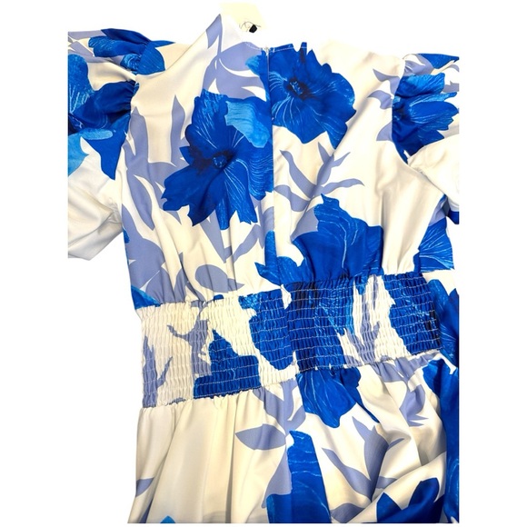 NWT Midi Dress w/ Puff Sleeves- Multiple Sizes - Picture 2 of 6